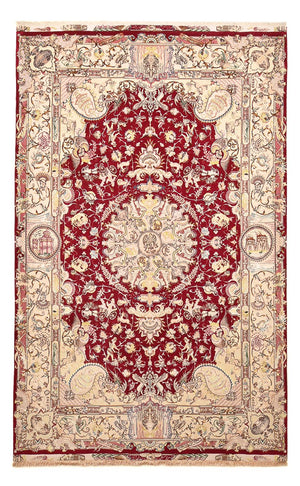 Perzisch tapijt - Tabriz - Royal - 305 x 198 cm - rood