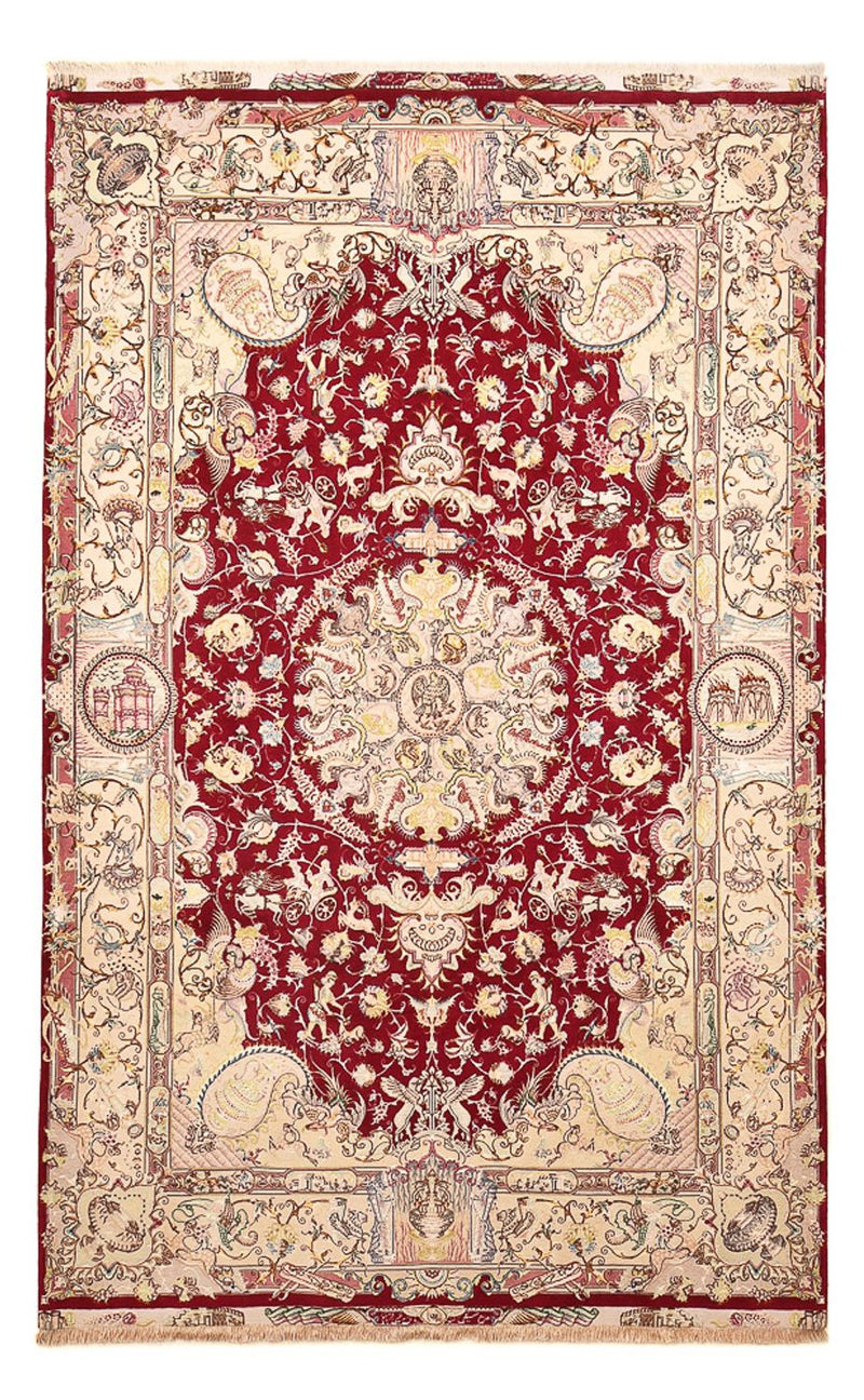 Perzisch tapijt - Tabriz - Royal - 305 x 198 cm - rood