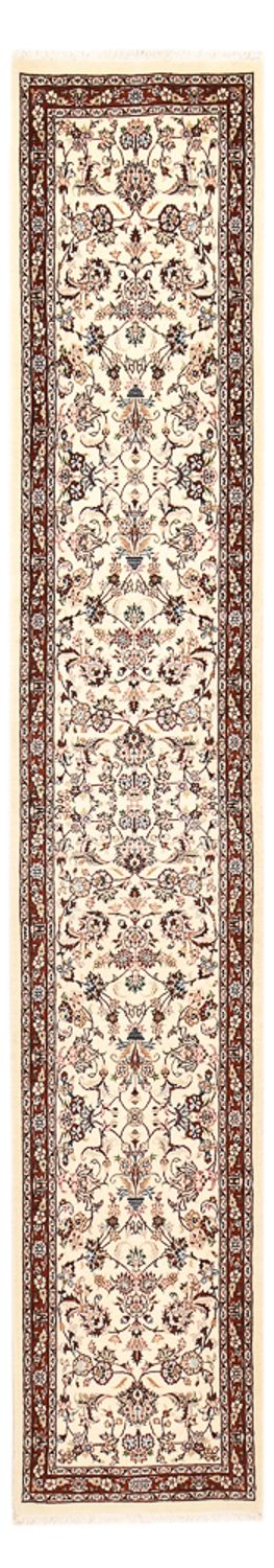 Loper Perzisch tapijt - Klassiek - 403 x 75 cm - licht beige
