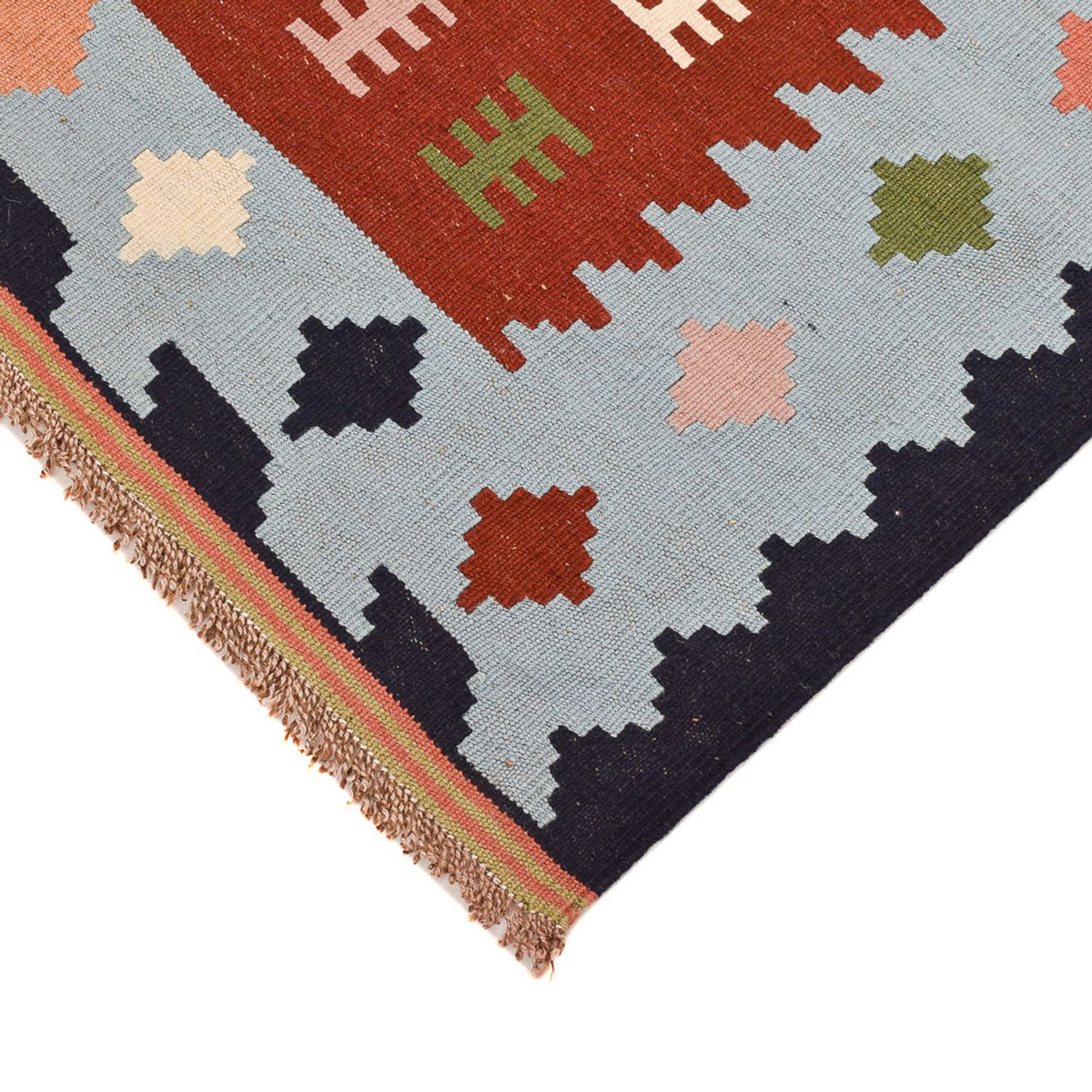 Kelim tapijt - Oosters - 145 x 100 cm - veelkleurig