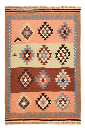 Kelim tapijt - Oosters - 150 x 100 cm - veelkleurig