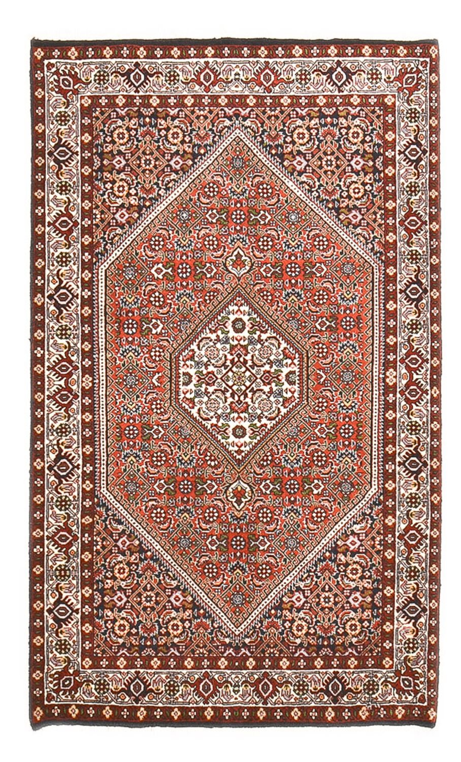 Perzisch tapijt - Bijar - 145 x 85 cm - roest