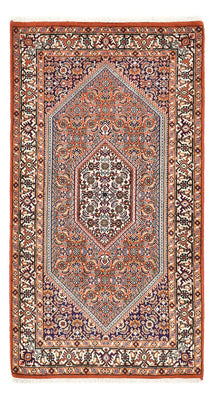 Perzisch tapijt - Bijar - 145 x 78 cm - bordeauxrood