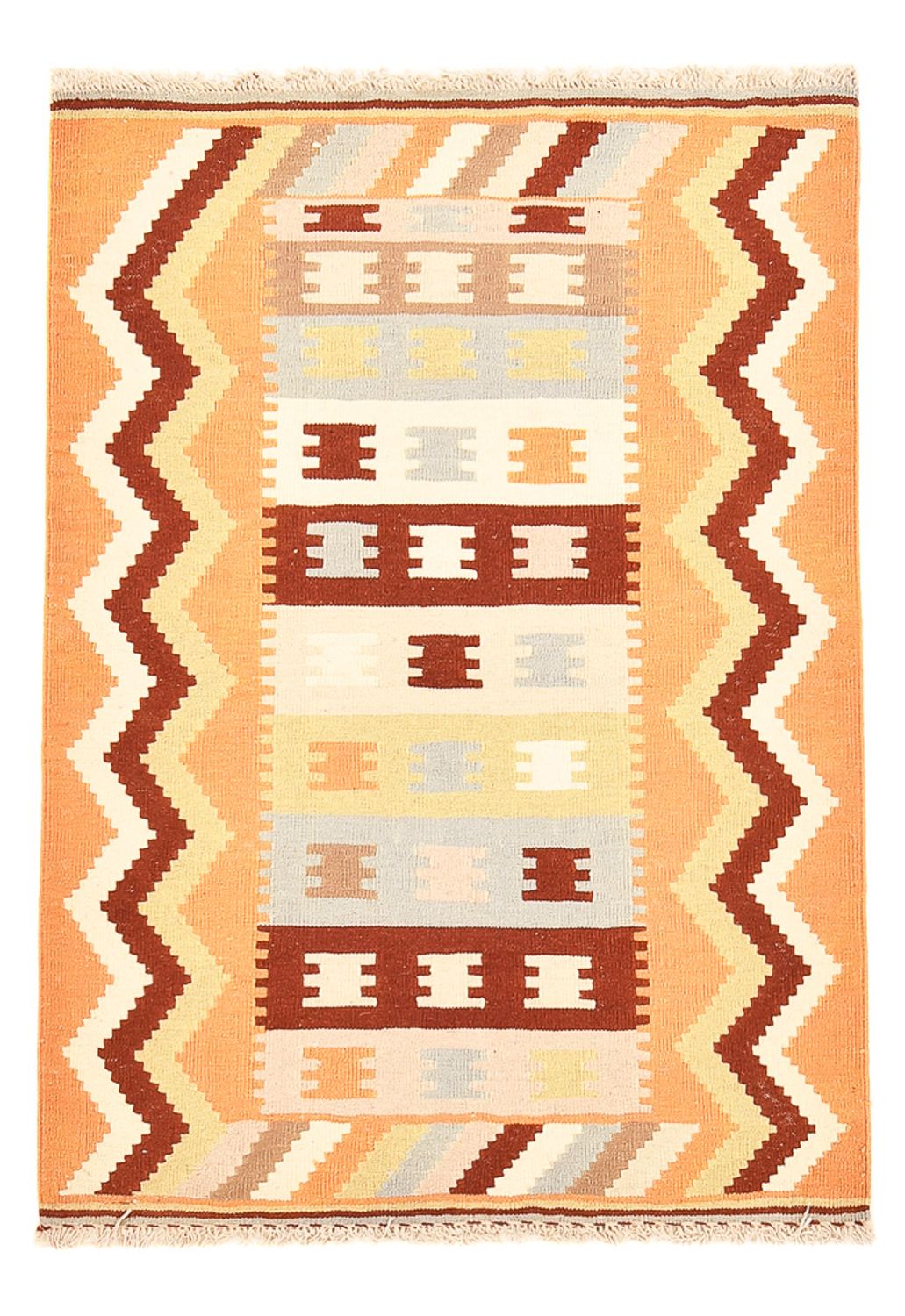 Kelim tapijt - Oosters - 147 x 106 cm - veelkleurig