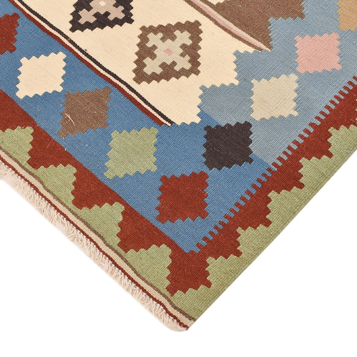 Kelim tapijt - Oosters - 144 x 102 cm - veelkleurig