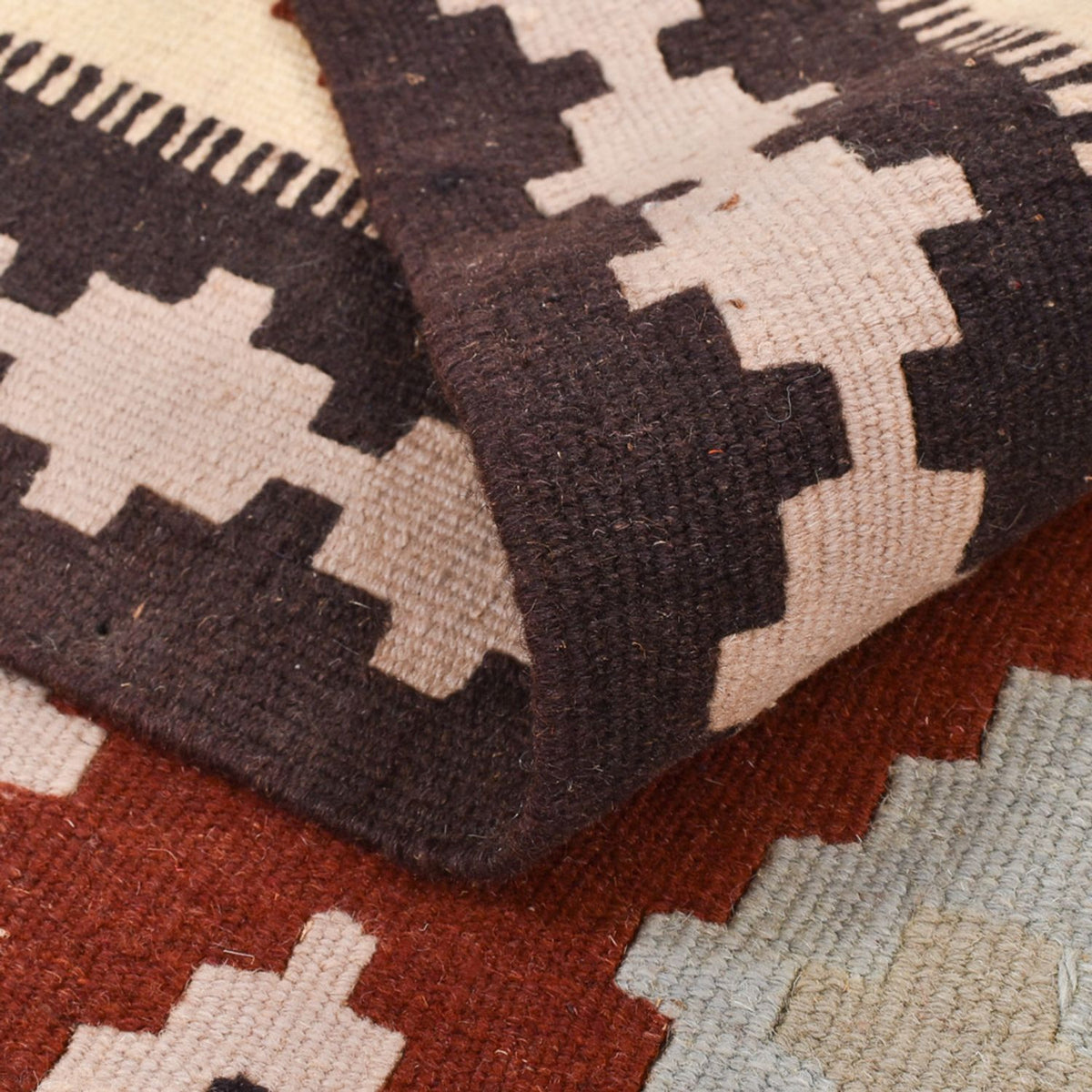 Kelim tapijt - Oosters - 146 x 110 cm - veelkleurig