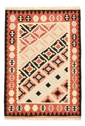 Kelim tapijt - Oosters - 145 x 102 cm - veelkleurig