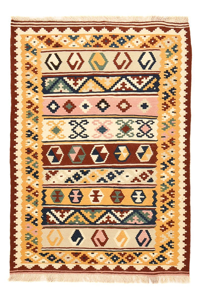 Kilim Fars Tapijt 105x144cm