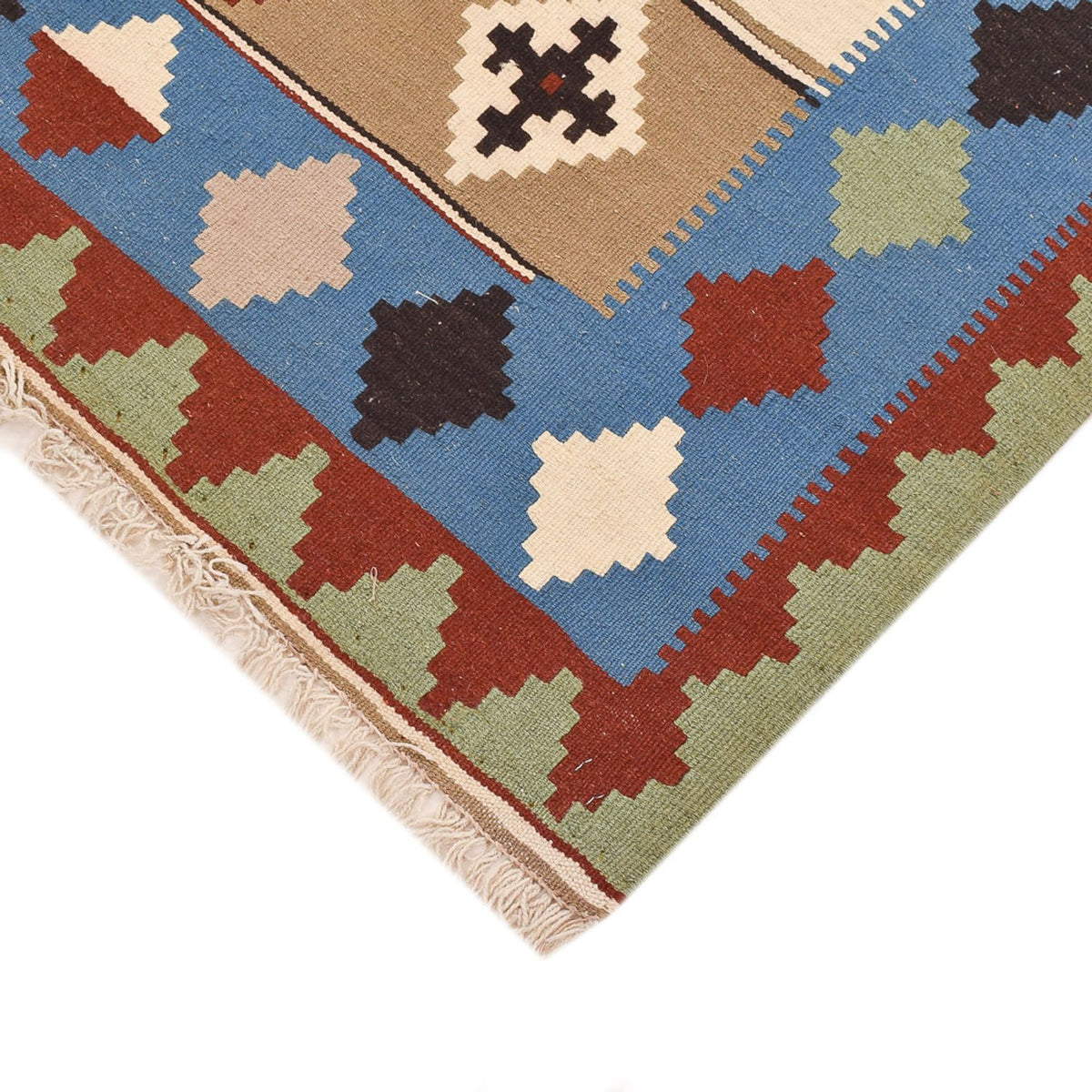 Kelim tapijt - Oosters - 140 x 103 cm - veelkleurig