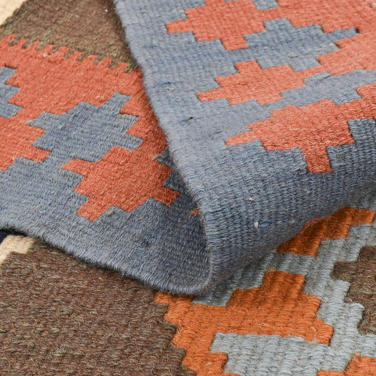 Kelim tapijt - Oosters - 137 x 100 cm - veelkleurig