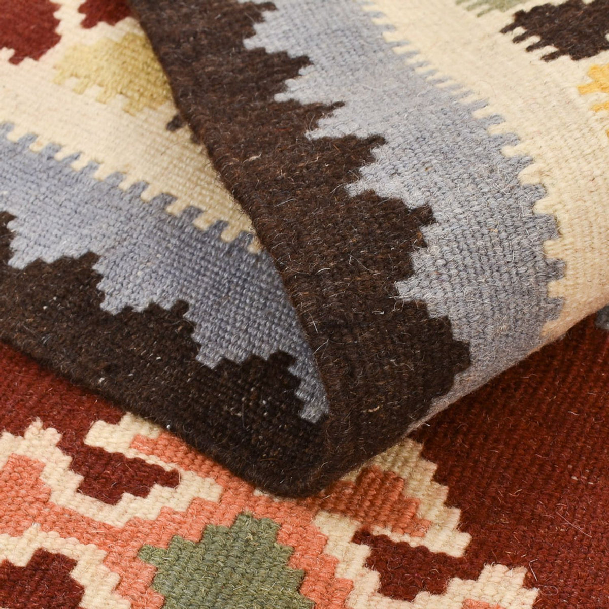 Kelim tapijt - Oosters - 145 x 106 cm - veelkleurig