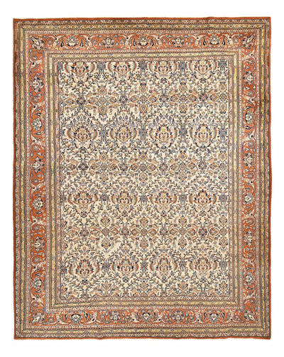Sarouk Tapijt 252x317cm - Perzisch tapijt - donker beige