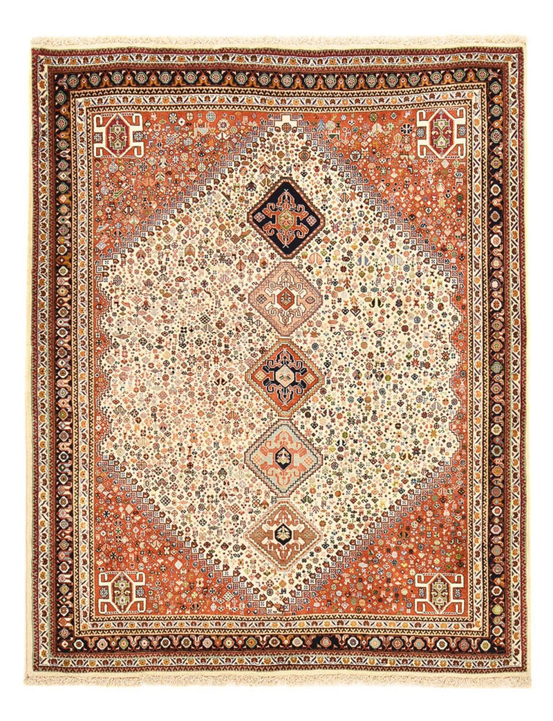 Gabbeh Tapijt - Kashkuli Perzisch - 222 x 174 cm - zand