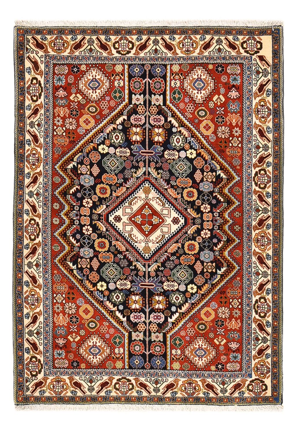 Gabbeh Tapijt - Kashkuli Perzisch - 163 x 116 cm - veelkleurig