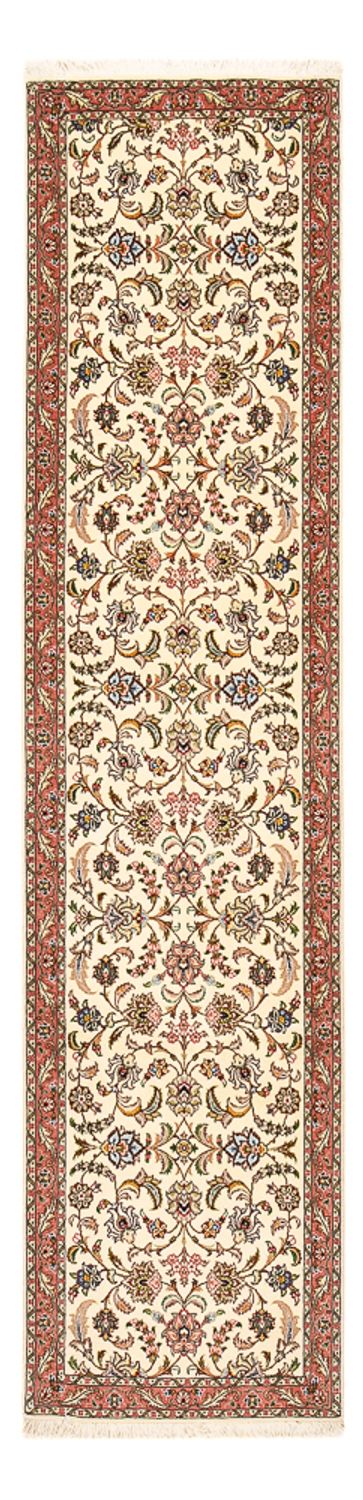 Loper Perzisch tapijt - Tabriz - Premium - 302 x 72 cm - zand