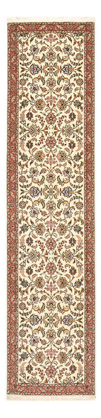 Loper Perzisch tapijt - Tabriz - Premium - 302 x 72 cm - zand