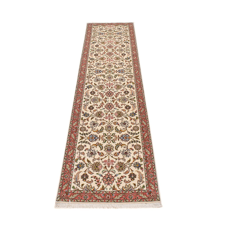 Loper Perzisch tapijt - Tabriz - Premium - 302 x 72 cm - zand
