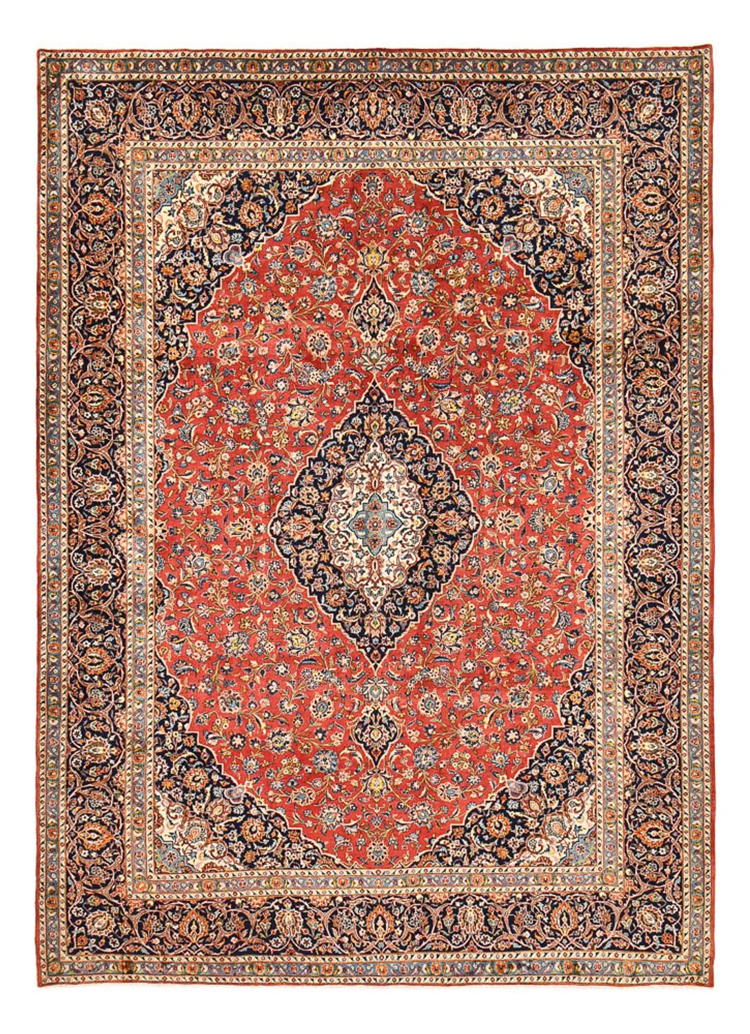 Perzisch tapijt - Keshan - 412 x 300 cm - rood