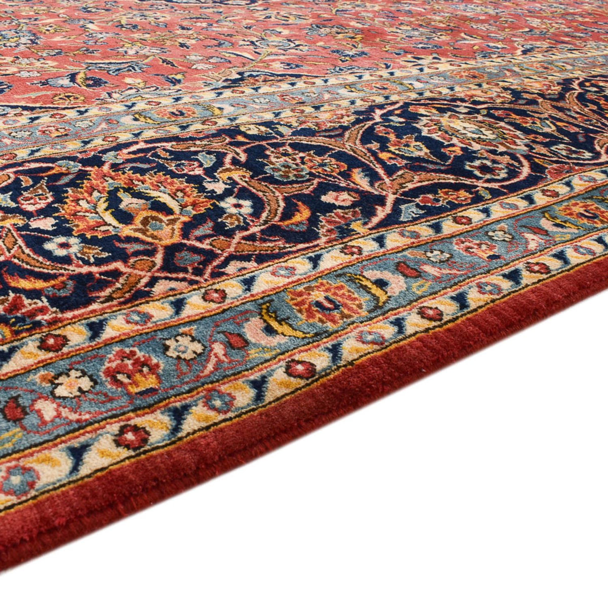Perzisch tapijt - Keshan - 412 x 300 cm - rood