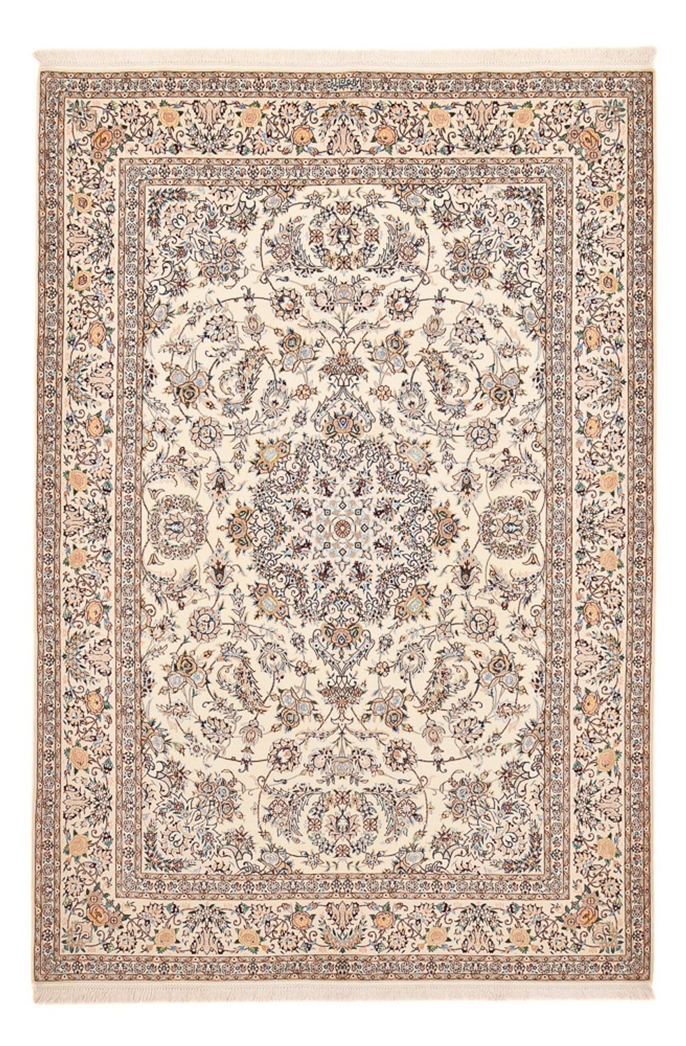 Perzisch tapijt - Nain - Premium - 303 x 203 cm - crème