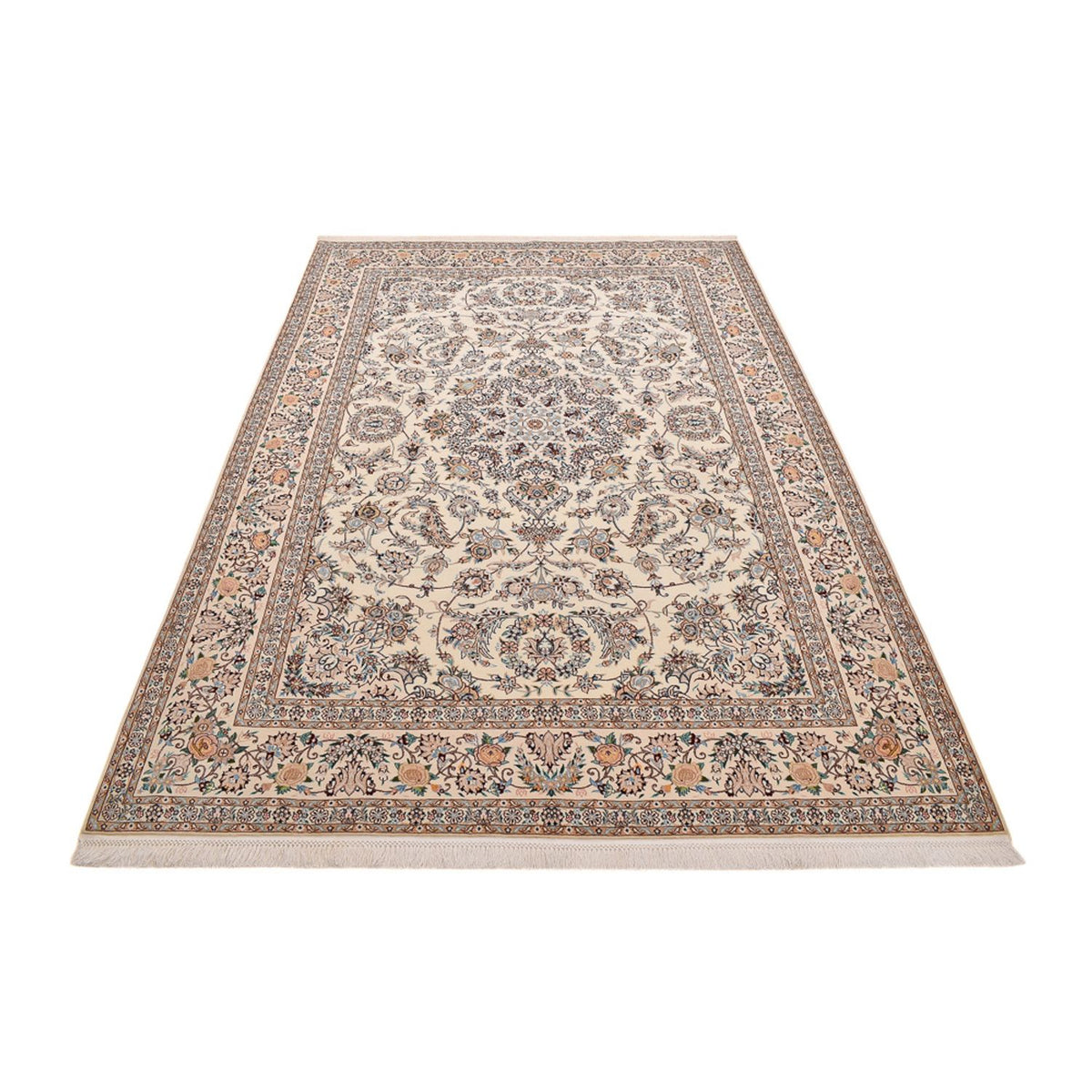 Perzisch tapijt - Nain - Premium - 303 x 203 cm - crème