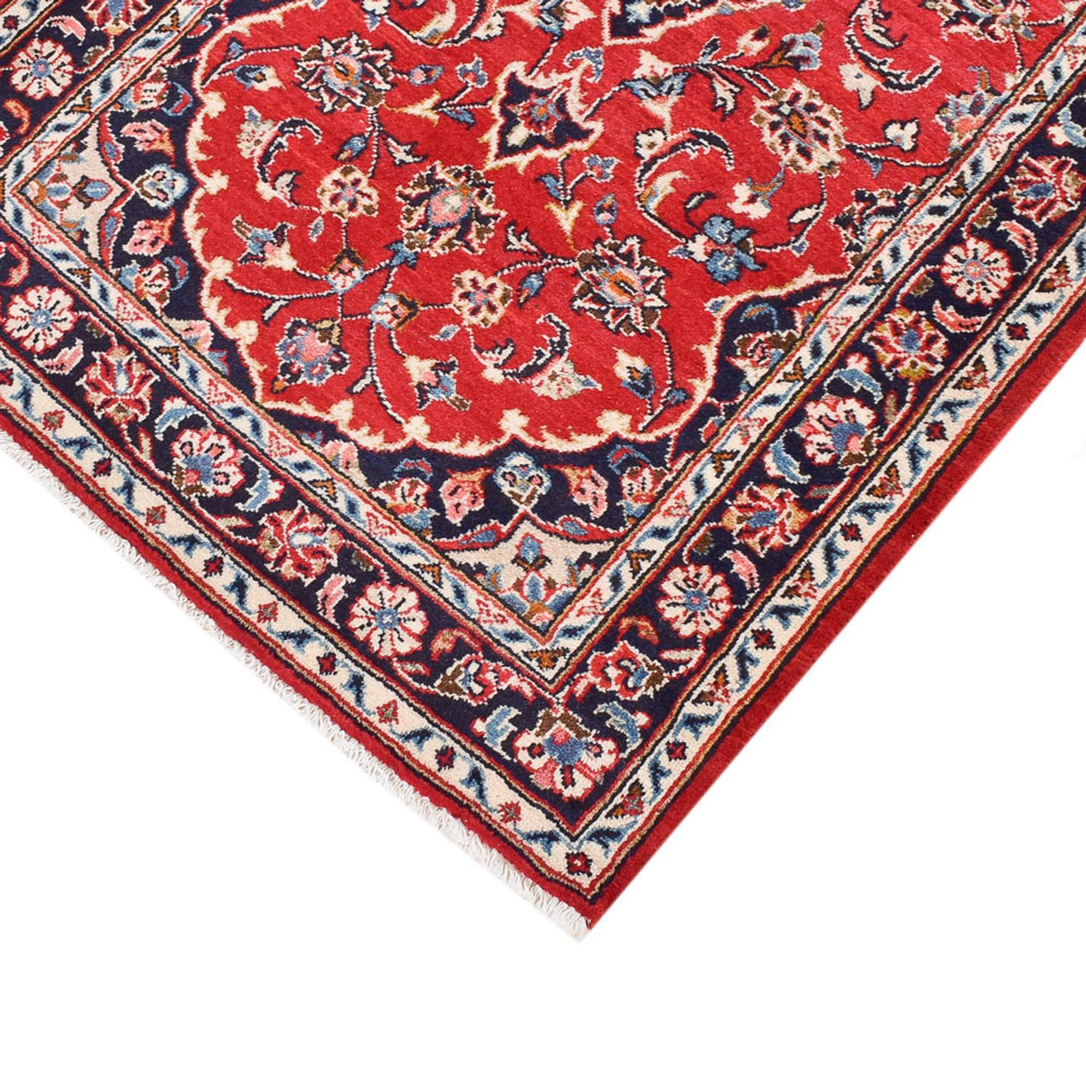 Loper Perzisch tapijt - Keshan - 303 x 80 cm - rood