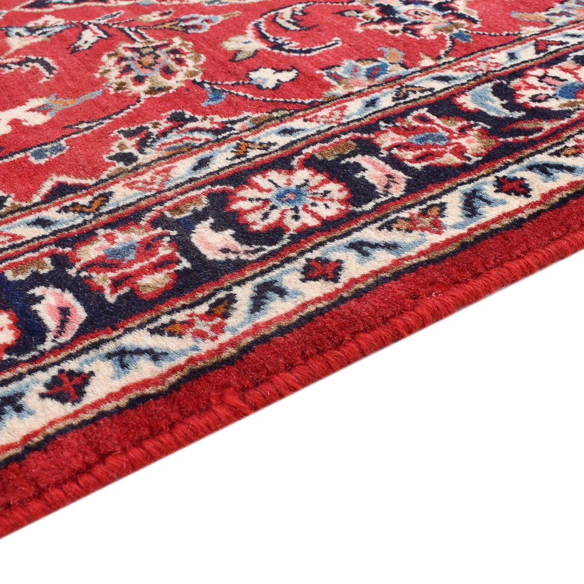 Loper Perzisch tapijt - Keshan - 303 x 80 cm - rood