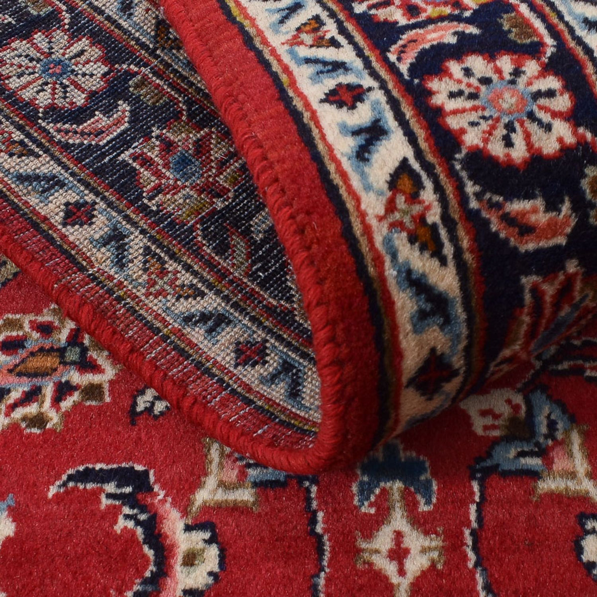 Loper Perzisch tapijt - Keshan - 303 x 80 cm - rood