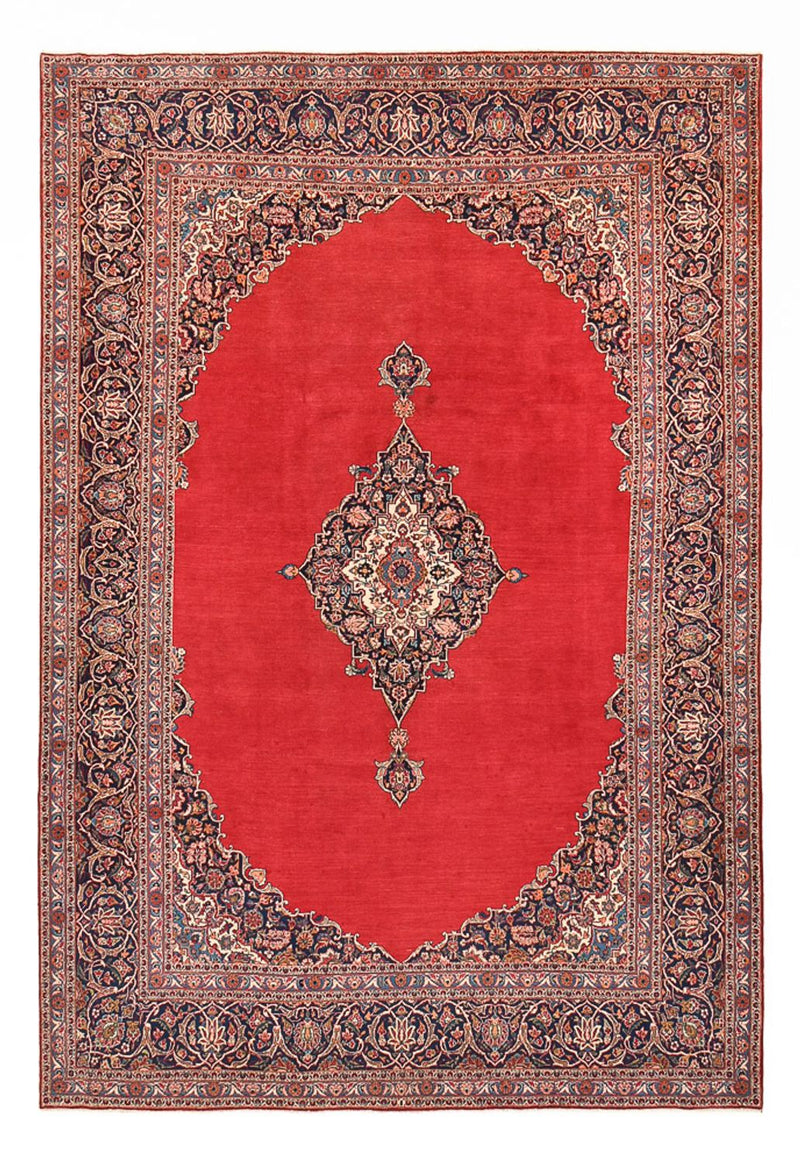 Perzisch tapijt - Keshan - 377 x 252 cm - rood