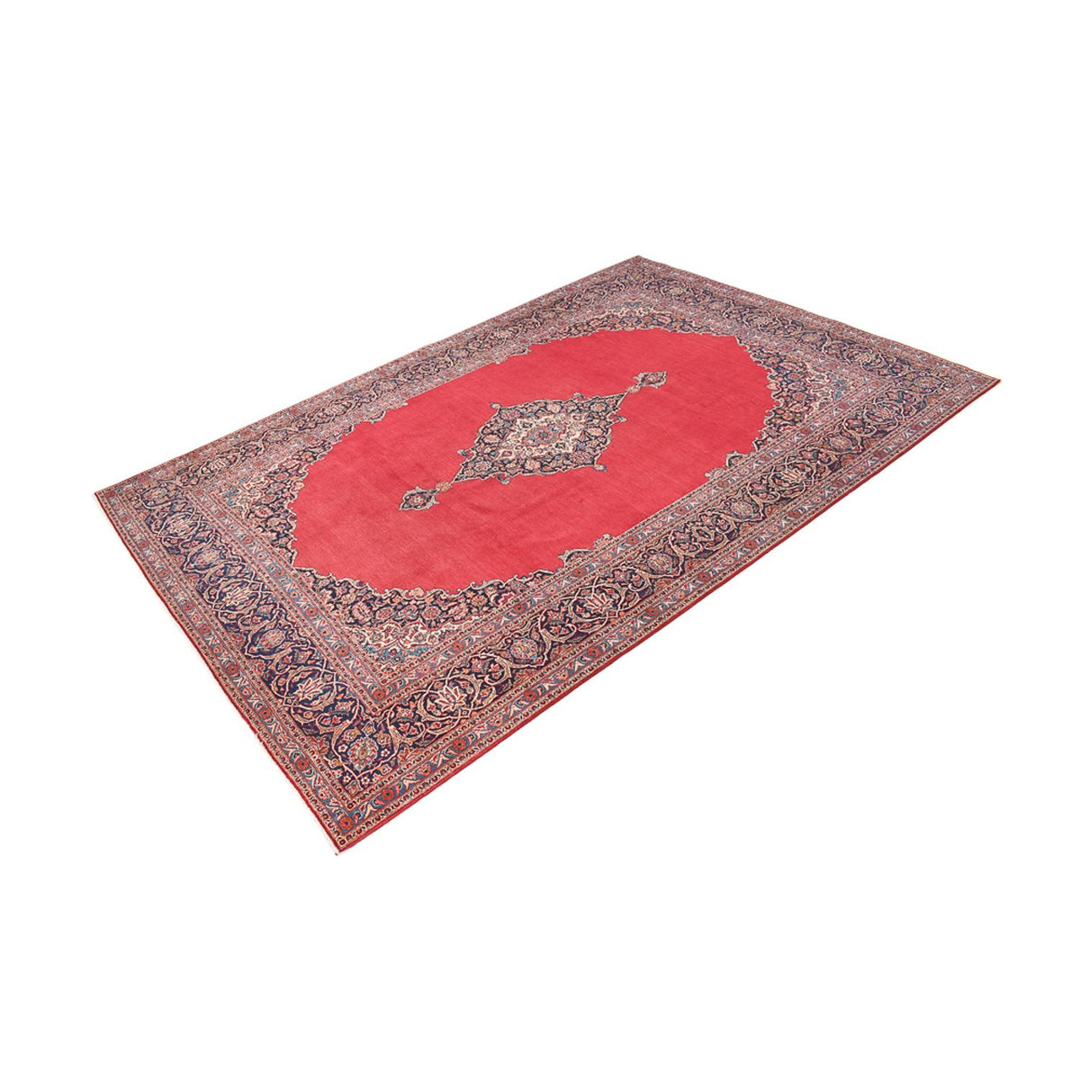 Perzisch tapijt - Keshan - 377 x 252 cm - rood