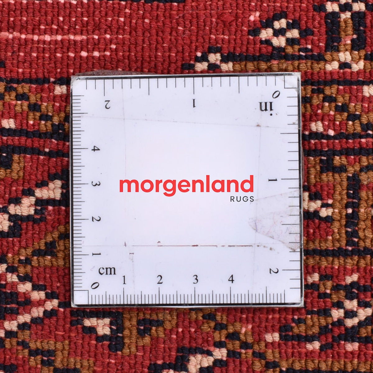 Loper Turkaman tapijt - 369 x 86 cm - rood