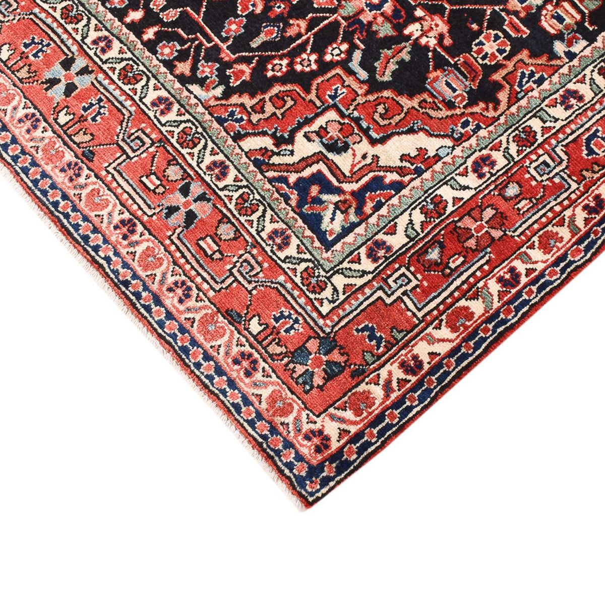 Perzisch Tapijt - Nomadisch - 160 x 111 cm - donkerblauw