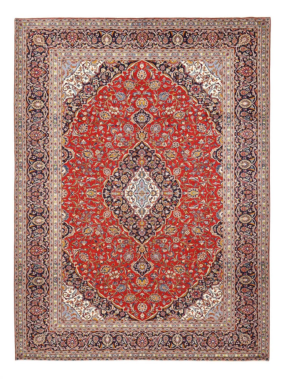 Perzisch tapijt - Keshan - 395 x 295 cm - rood