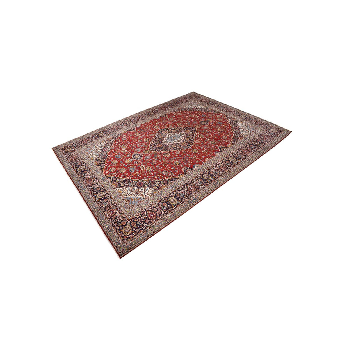 Perzisch tapijt - Keshan - 395 x 295 cm - rood