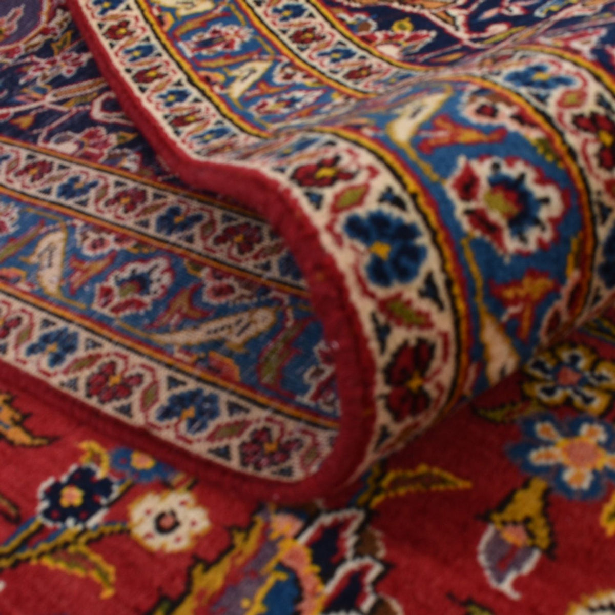 Perzisch tapijt - Keshan - 396 x 301 cm - rood