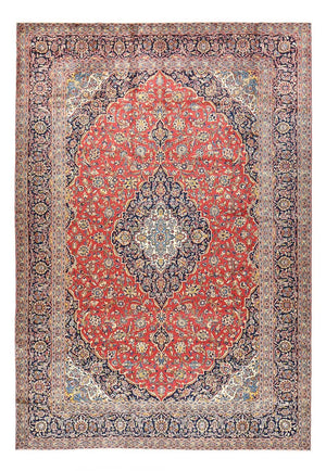 Perzisch tapijt - Keshan - 452 x 310 cm - rood