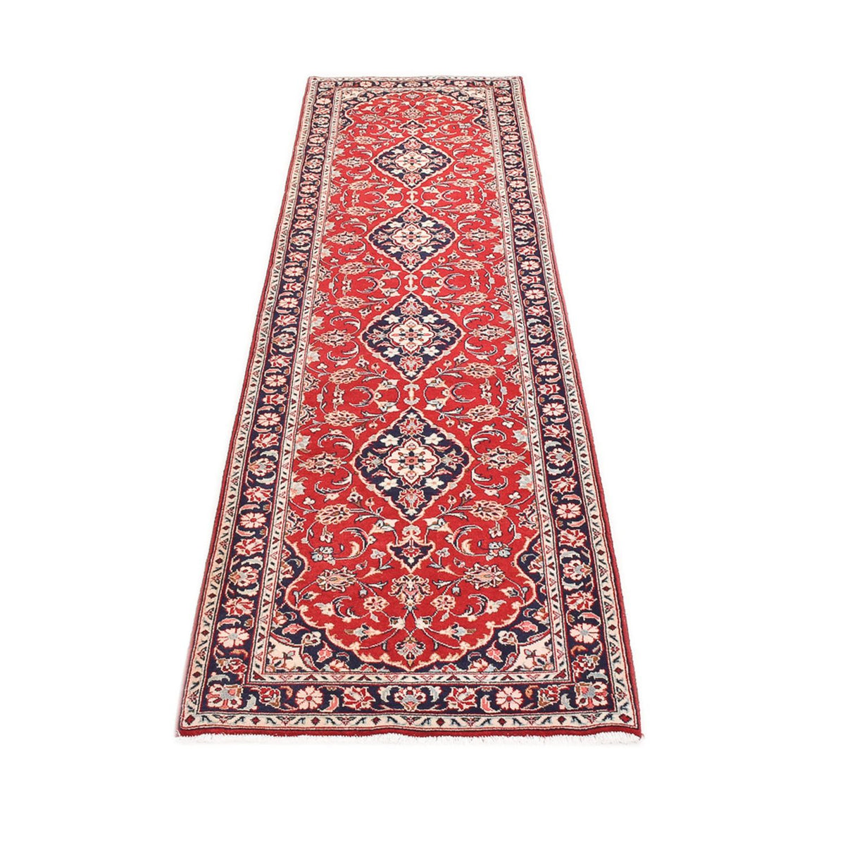 Loper Perzisch tapijt - Keshan - 300 x 80 cm - rood