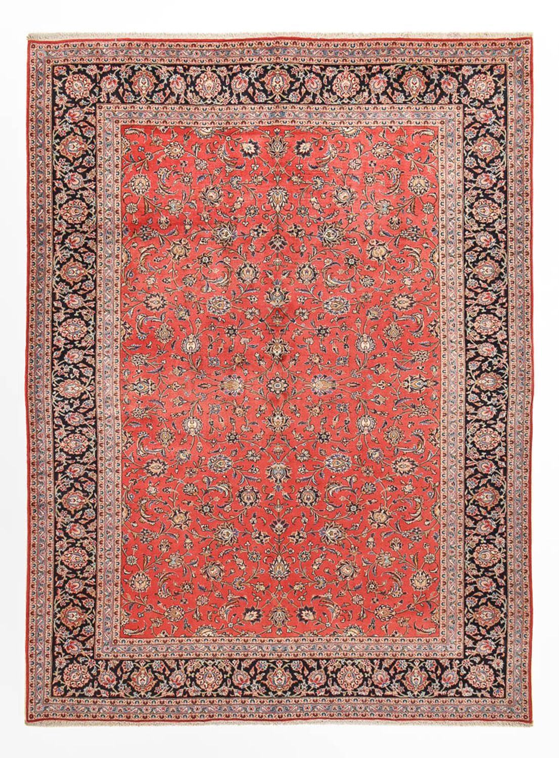 Perzisch tapijt - Keshan - 415 x 297 cm - rood