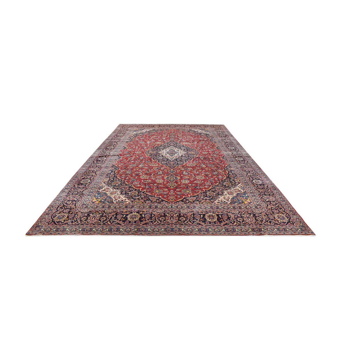 Perzisch tapijt - Keshan - 482 x 295 cm - rood