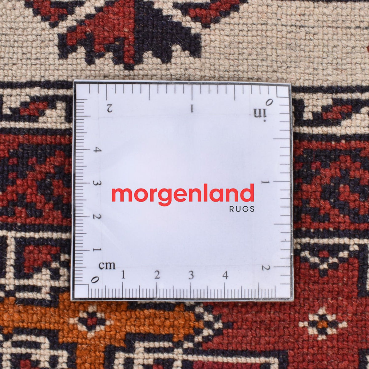 Turkaman tapijt - 150 x 100 cm - veelkleurig