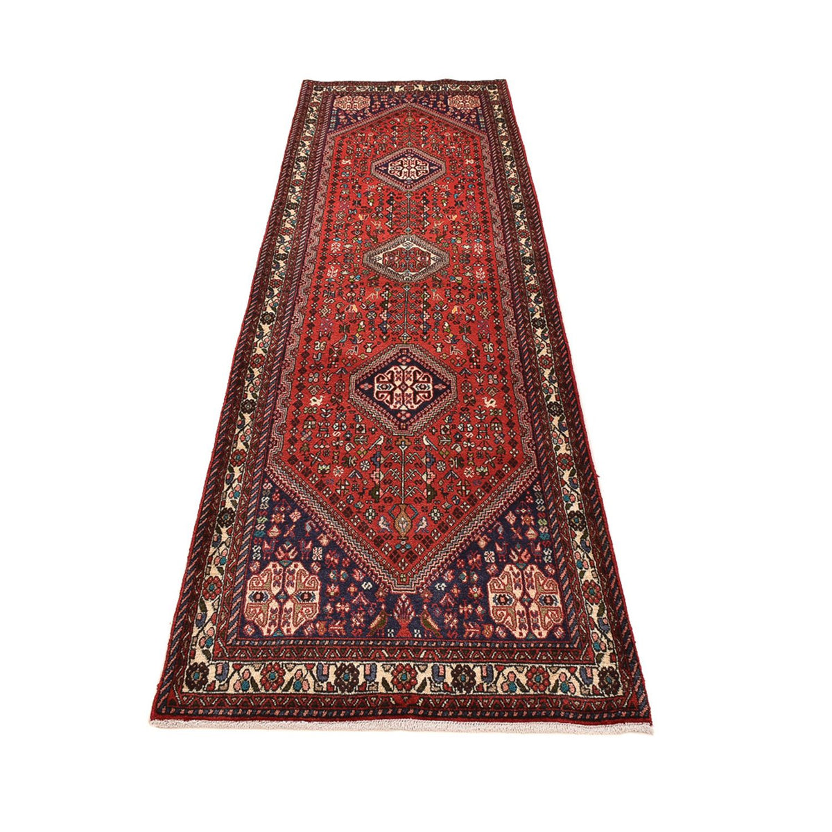 Loper Perzisch Tapijt - Nomadisch - 318 x 84 cm - rood