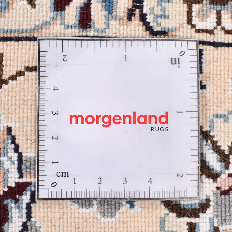 Perzisch tapijt - Nain - Koninklijk - 190 x 148 cm - donkerblauw