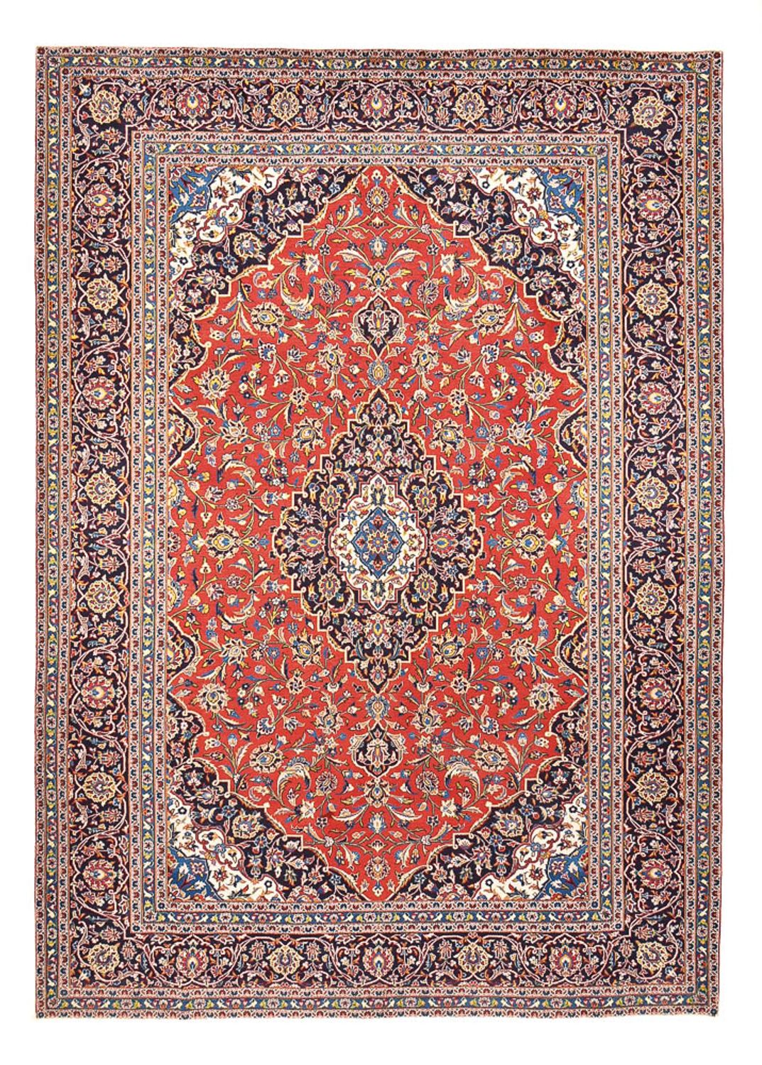 Perzisch tapijt - Keshan - 401 x 294 cm - rood