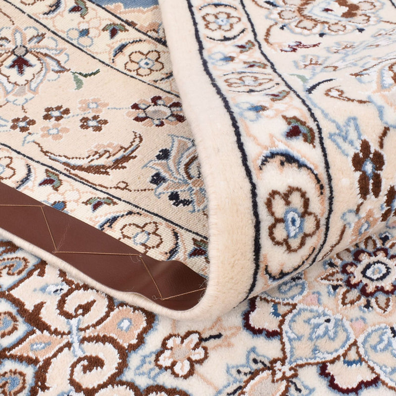 Perzisch tapijt - Nain - Koninklijk - 242 x 158 cm - blauw