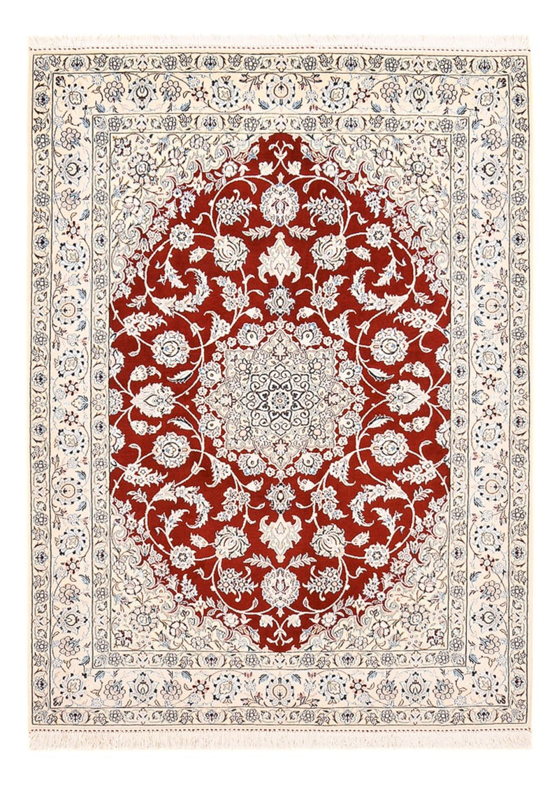 Perzisch tapijt - Nain - Koninklijk - 205 x 148 cm - rood