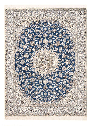 Perzisch tapijt - Nain - Koninklijk - 199 x 149 cm - blauw