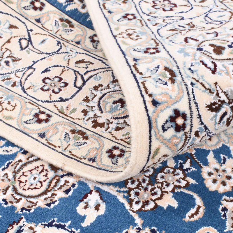 Perzisch tapijt - Nain - Koninklijk - 199 x 149 cm - blauw