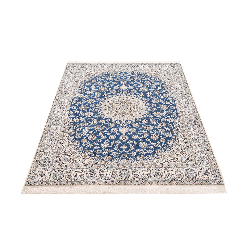 Perzisch tapijt - Nain - Koninklijk - 199 x 149 cm - blauw