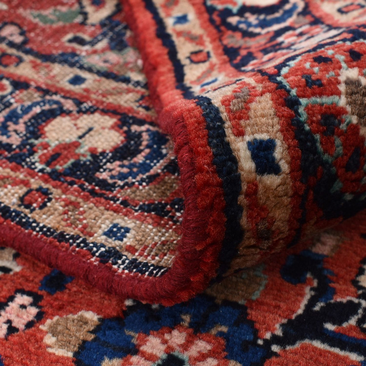 Loper Perzisch Tapijt - Nomadisch - 412 x 89 cm - rood