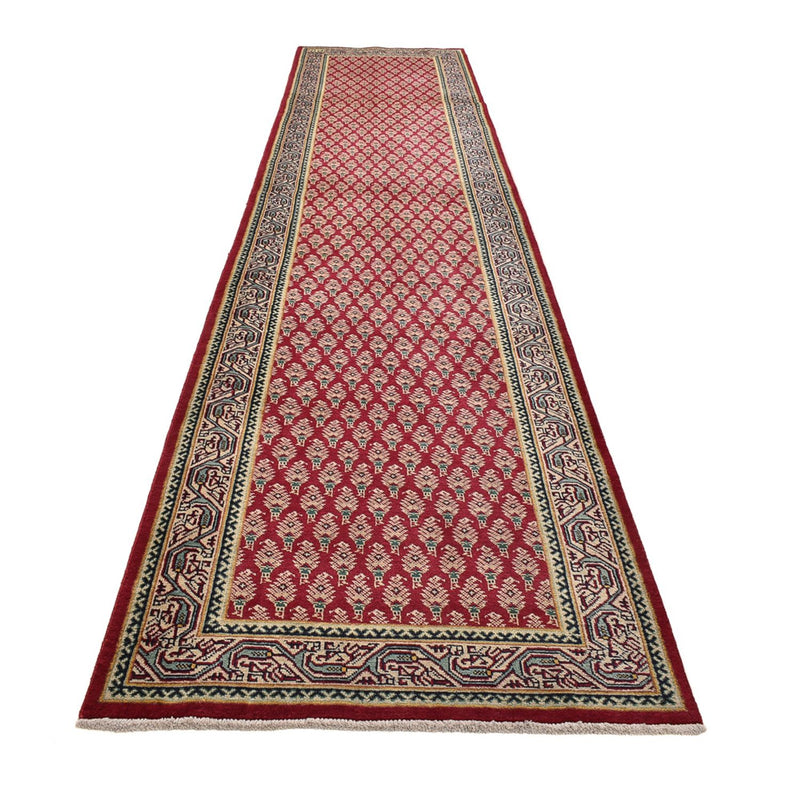 Loper Perzisch tapijt - Tabriz - 475 x 99 cm - rood